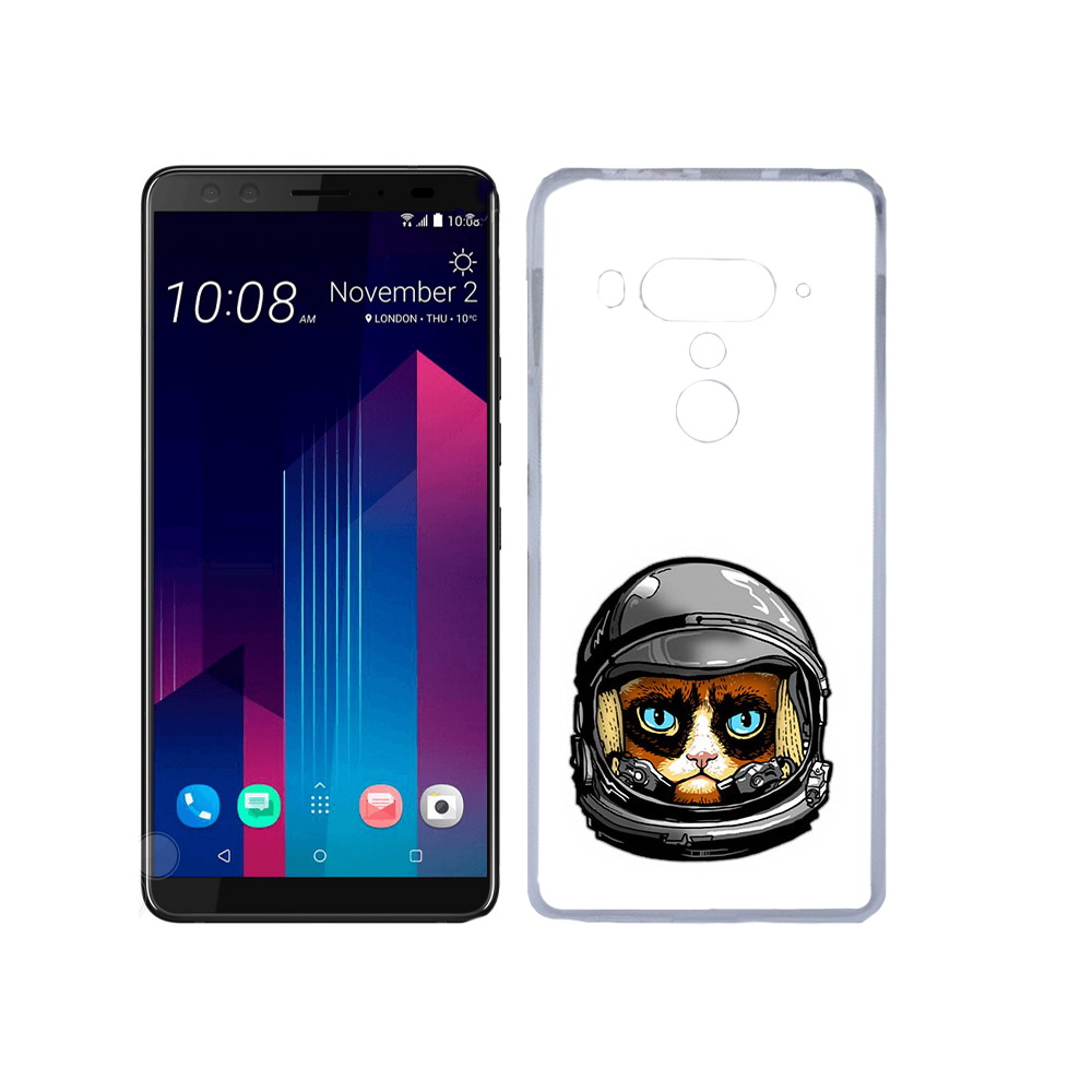 

Чехол MyPads Tocco для HTC U12+ кот космонавт, Прозрачный, Tocco