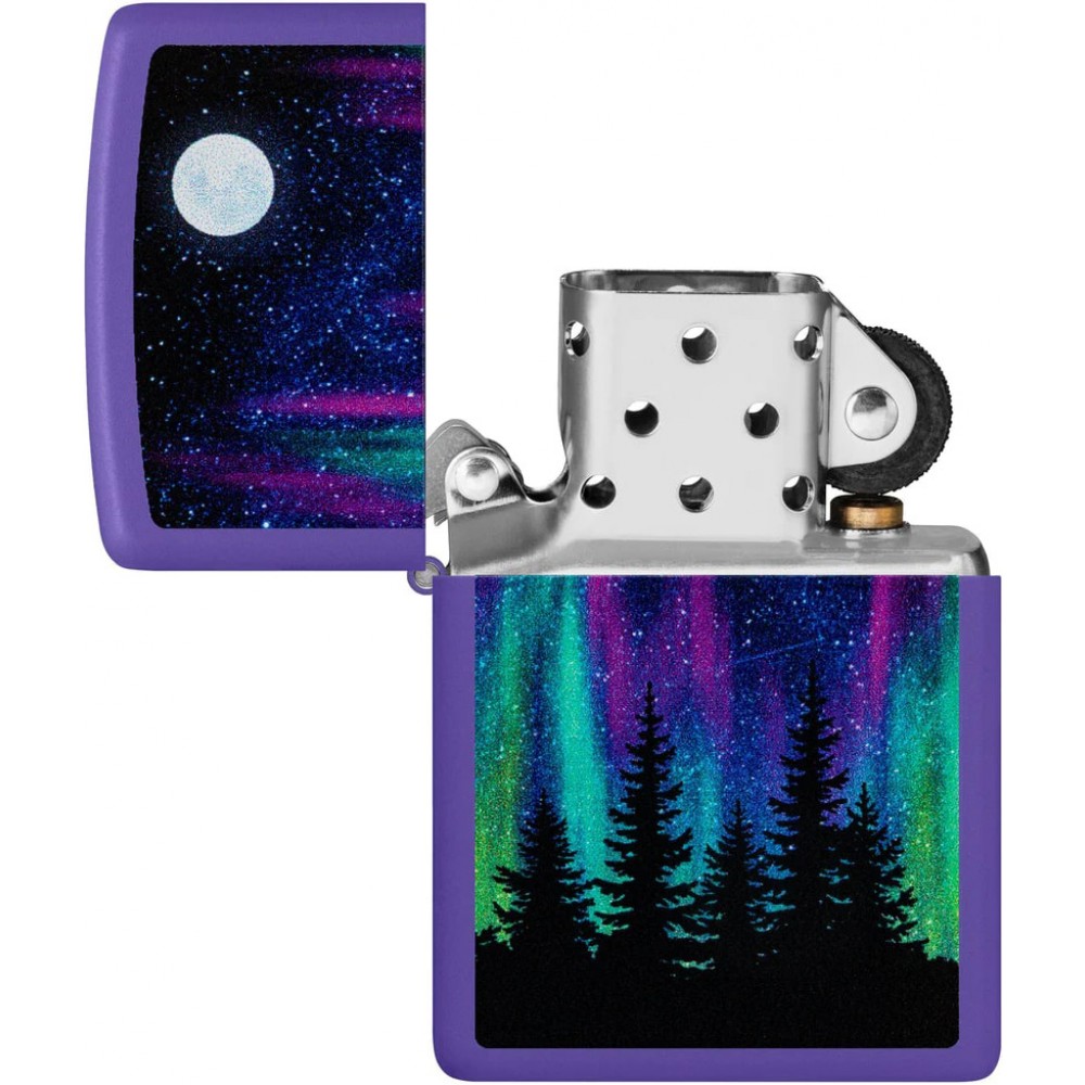

Зажигалка Zippo Night In The Forest Фиолетовый (Б/Р), Night In The Forest