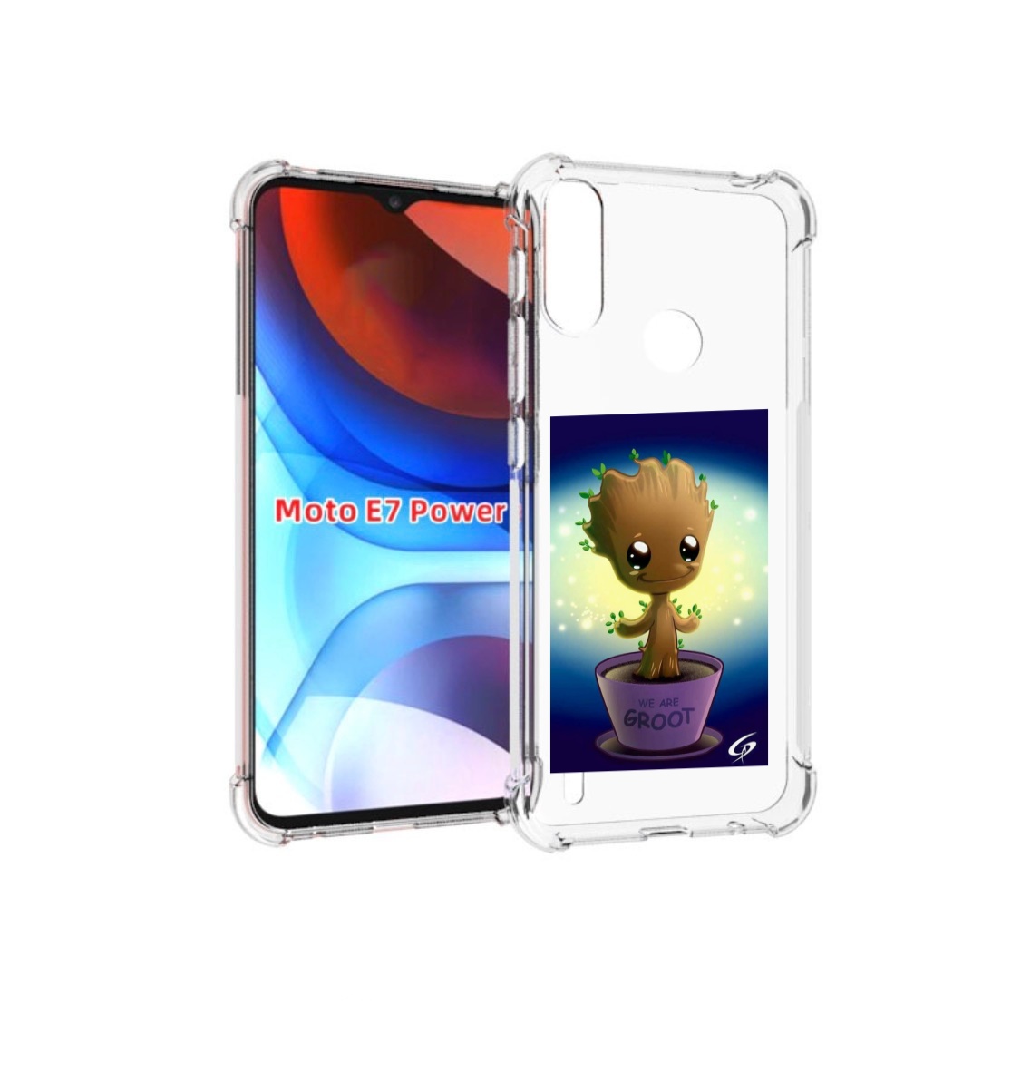 

Чехол MyPads Грут для Motorola Moto E7 Power, Прозрачный, Tocco