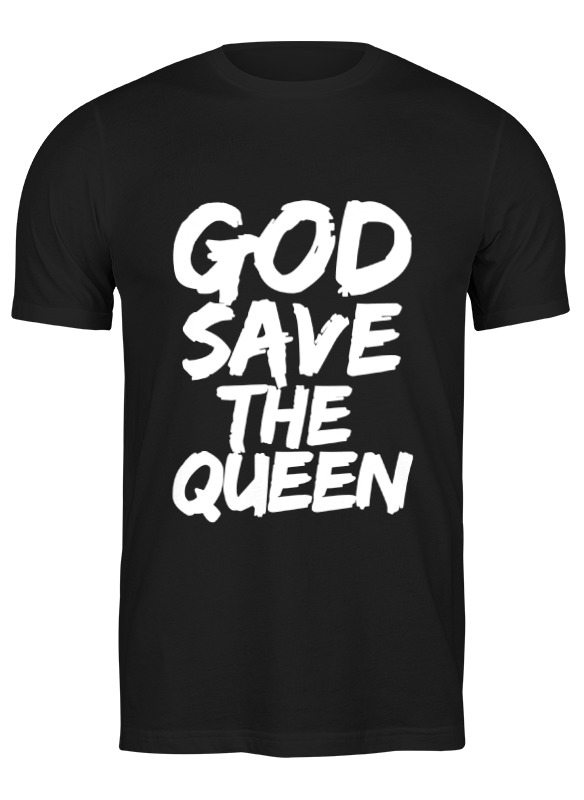 

Футболка мужская Printio God save the queen (боже, храни королеву) черная M, Черный, God save the queen (боже, храни королеву)
