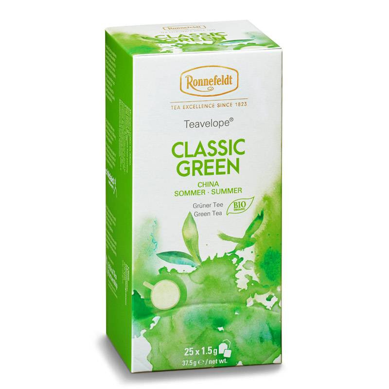 Чай зеленый Ronnefeldt Classic green, 25х1.5 г