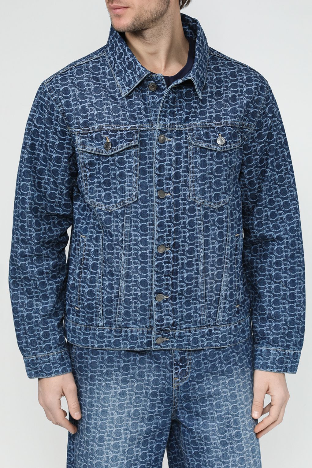 Джинсовая куртка мужская COLORPLAY CP24029348-105 синяя 54 RU