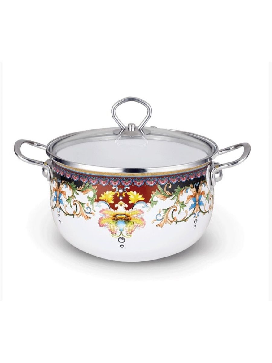 Кастрюля Kelli KL-4293-18 2.5 л 18 см эмаль