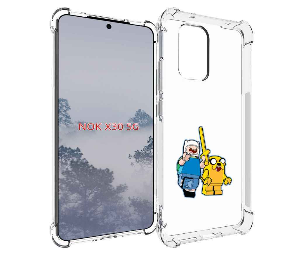 

Чехол MyPads время приключений лего для Nokia X30 5G, Tocco