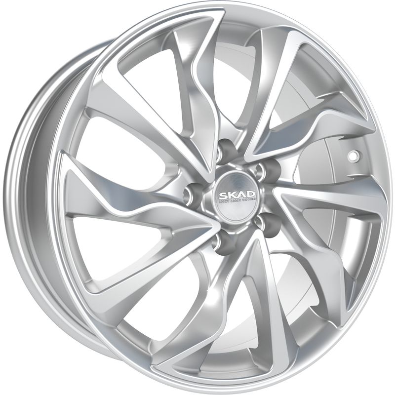 

Колесный диск СКАД Марсель (Sn) 7xR17 ET47 5*114.3 D66.1, Серебристый