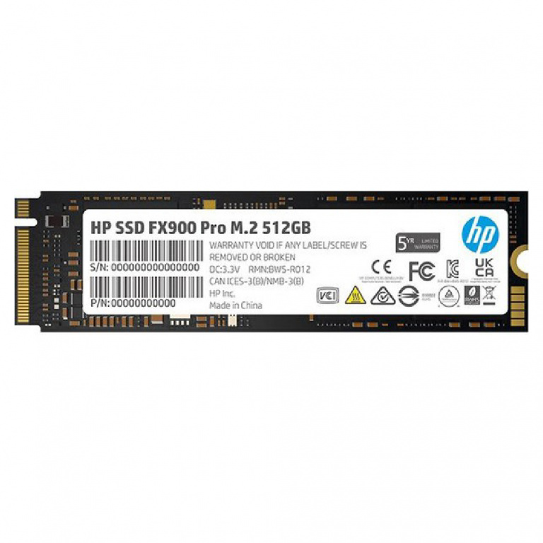 SSD накопитель HP FX900 Pro M.2 2280 512 ГБ (4A3T9AA#ABB)