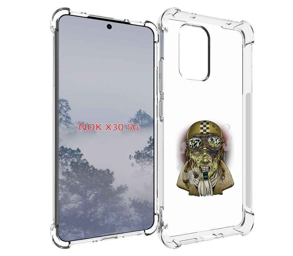 

Чехол MyPads военный зомби для Nokia X30 5G, Tocco