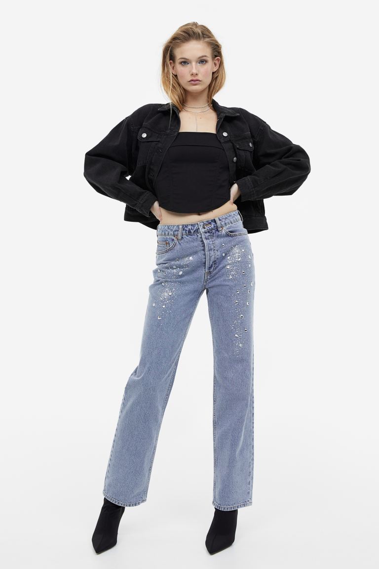 

Джинсы женские H&M 1141764001 синие 42 EU (доставка из-за рубежа), Синий, 1141764001