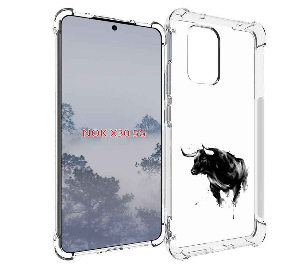 

Чехол MyPads бык для Nokia X30 5G, Tocco