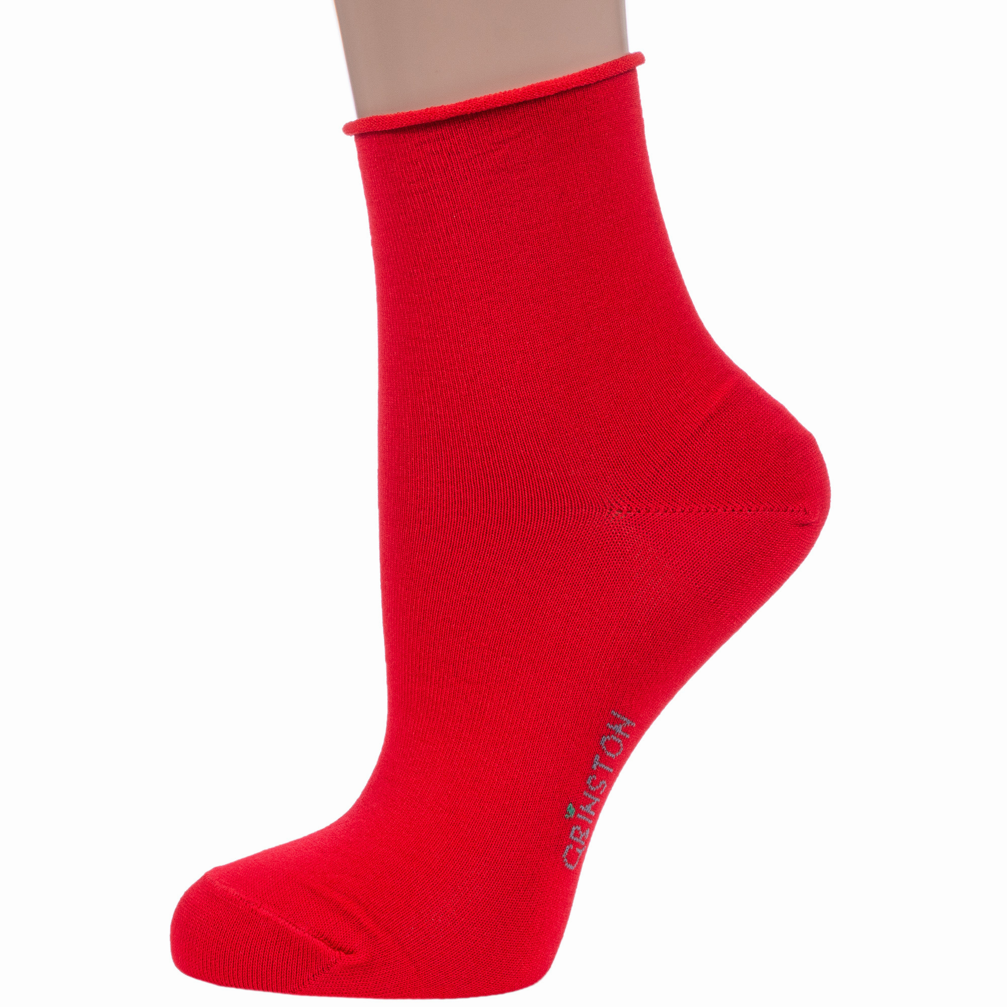 Носки женские Grinston socks 15D22 красные 23