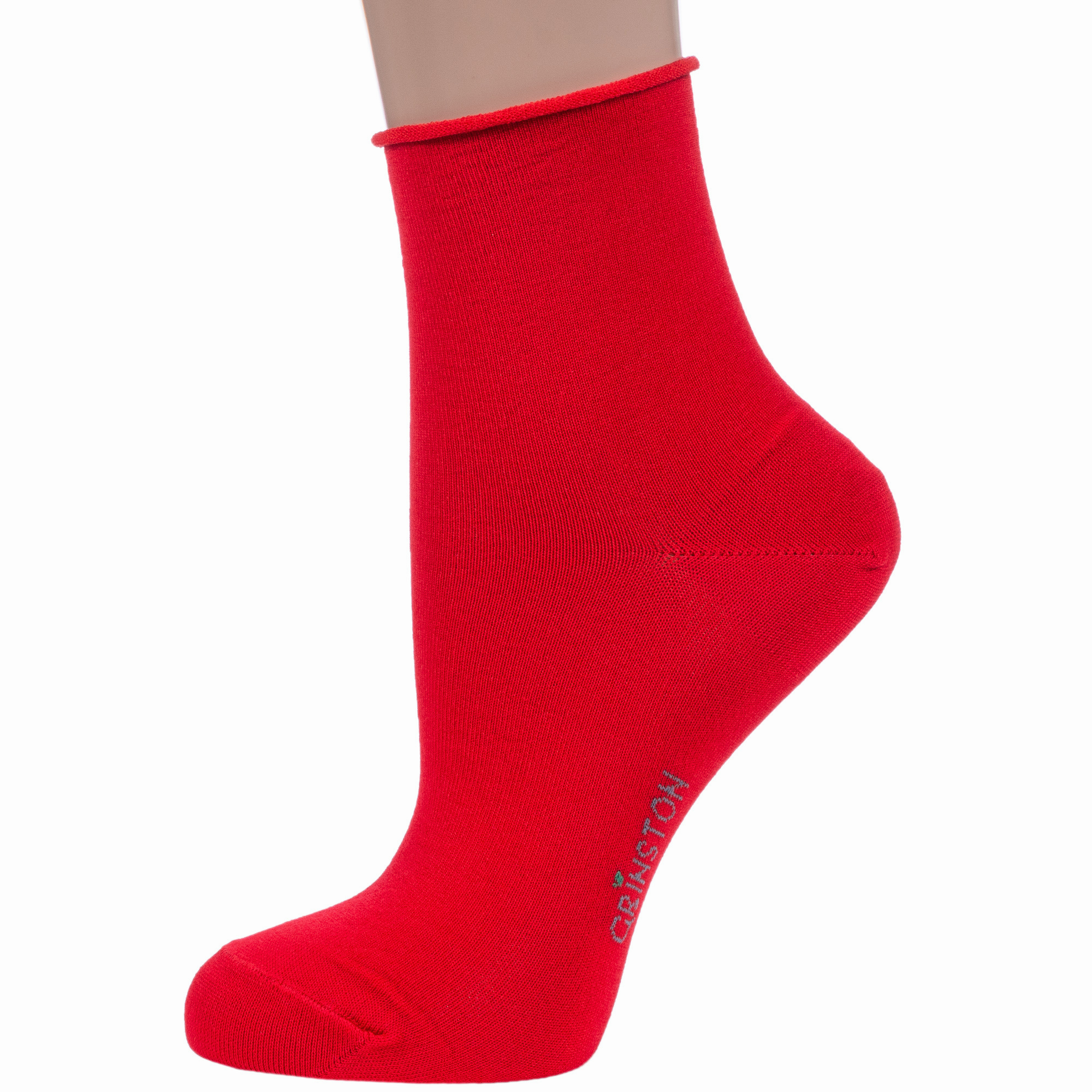 

Носки женские Grinston socks 15D22 красные 23, Красный, 15D22