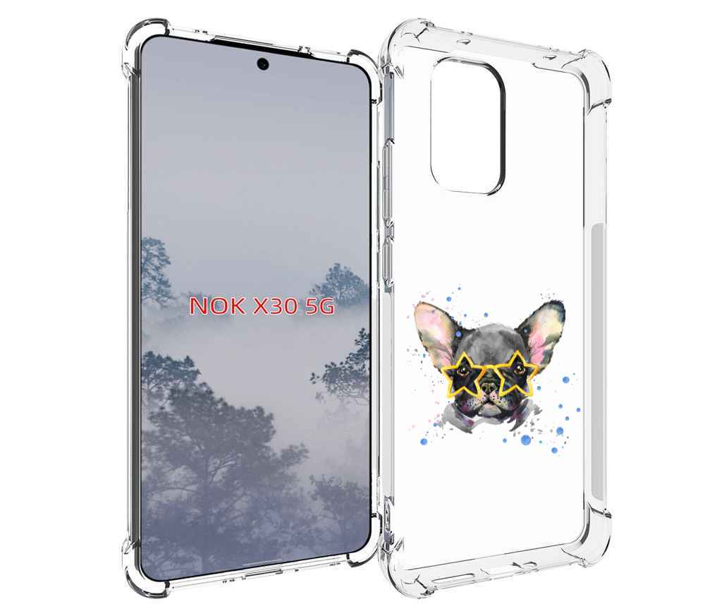 

Чехол MyPads буля в очках для Nokia X30 5G, Tocco