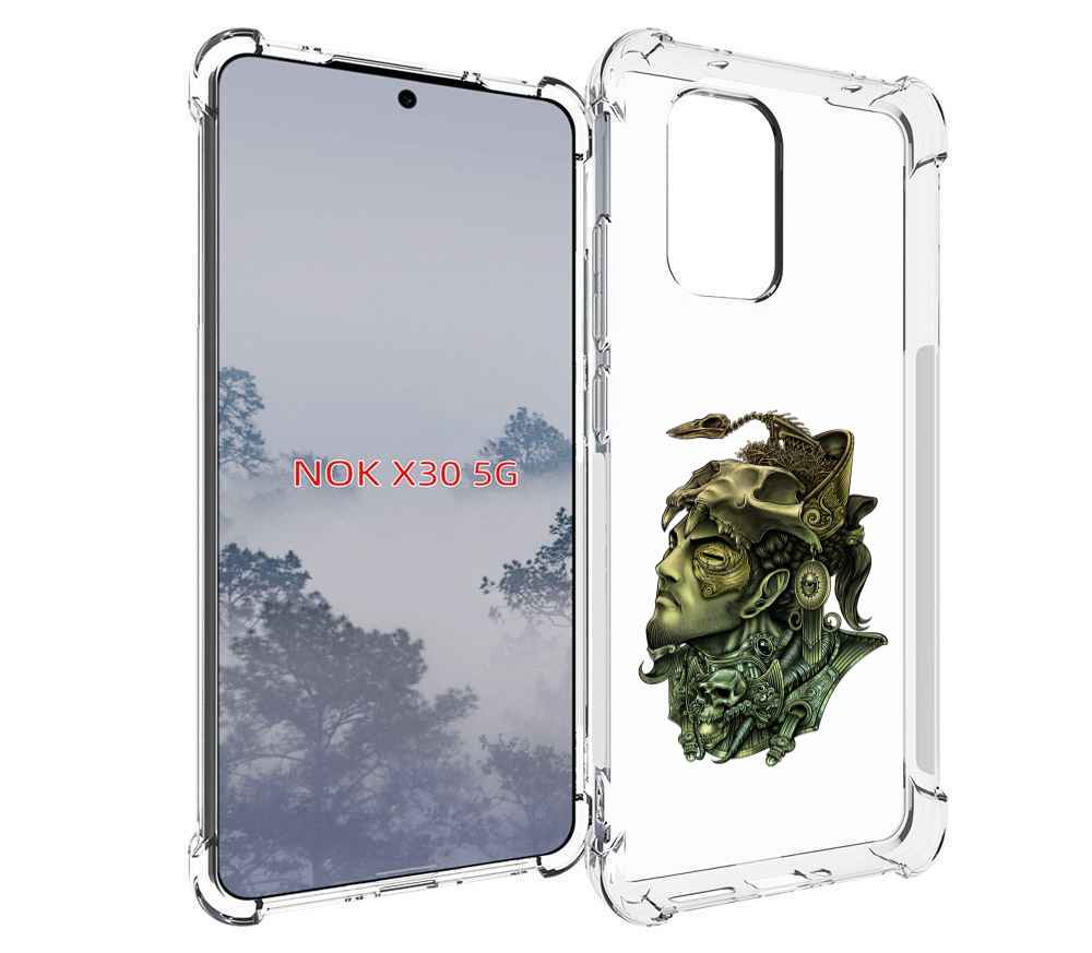 

Чехол MyPads бронзовый воин для Nokia X30 5G, Tocco