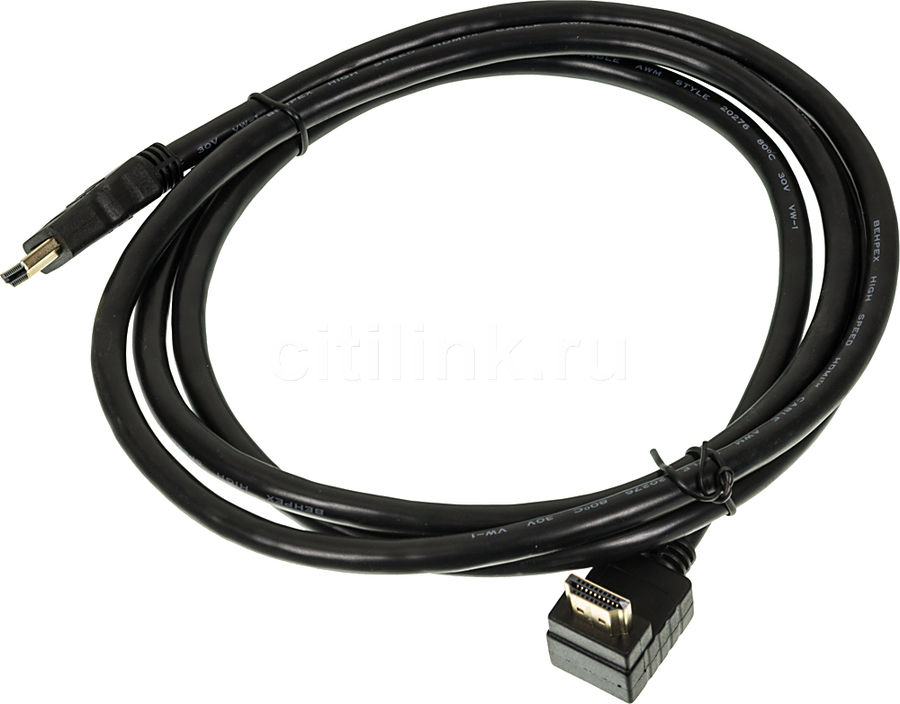 фото Кабель nobrand hdmi-hdmi 1,8м black