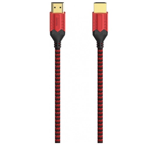 фото Кабель hama high quality hdmi-hdmi 2м black/red