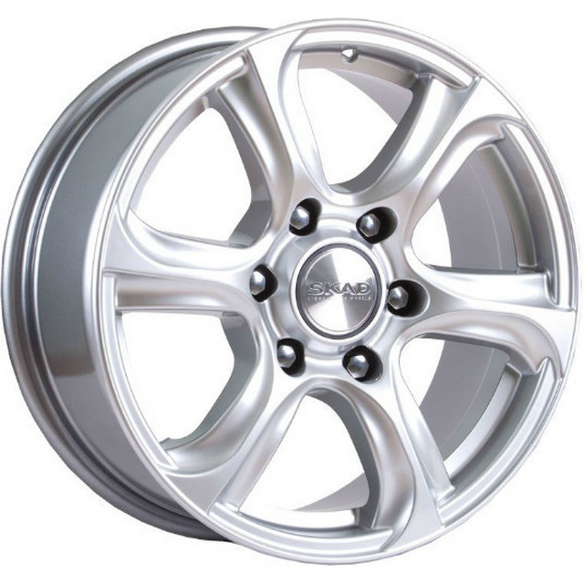 

Колесный диск СКАД Скала (Sn) 7.5xR17 ET25 6*139.7 D106.2, Серебристый