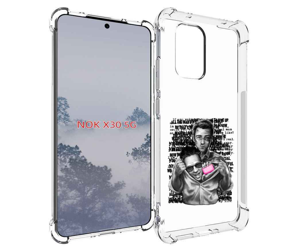

Чехол MyPads бойцовский клуб для Nokia X30 5G, Tocco