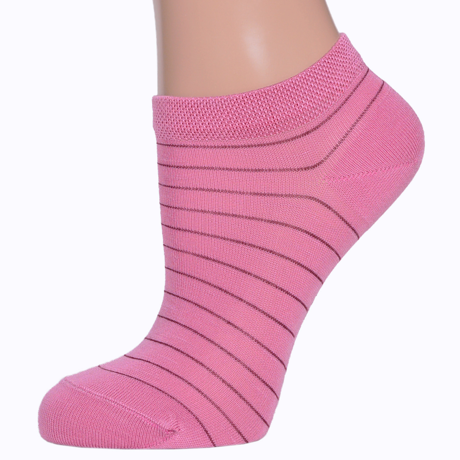 

Носки женские Grinston socks 15D34 розовые 23, Розовый, 15D34