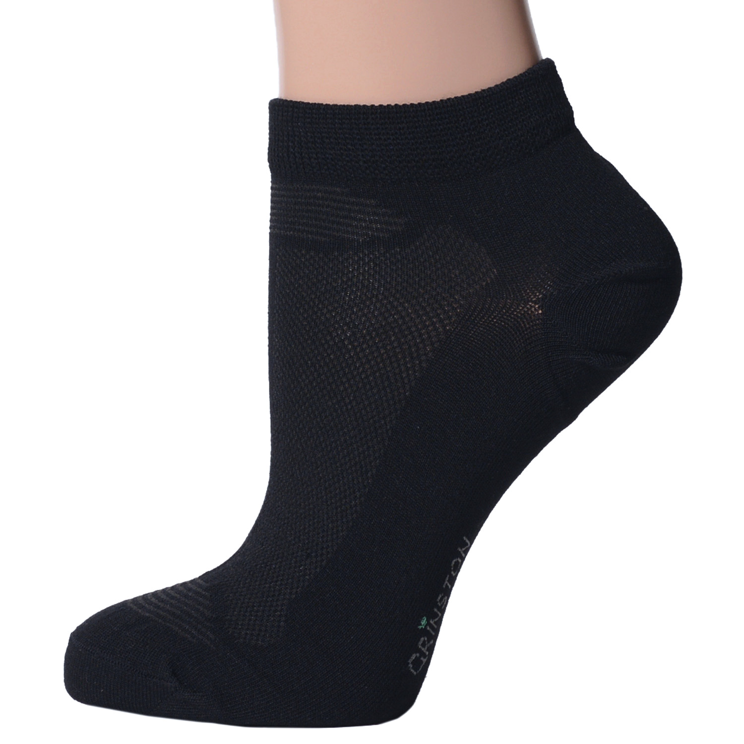 

Носки женские Grinston socks 15D33 коричневые 23-25 EU, Черный, 15D33