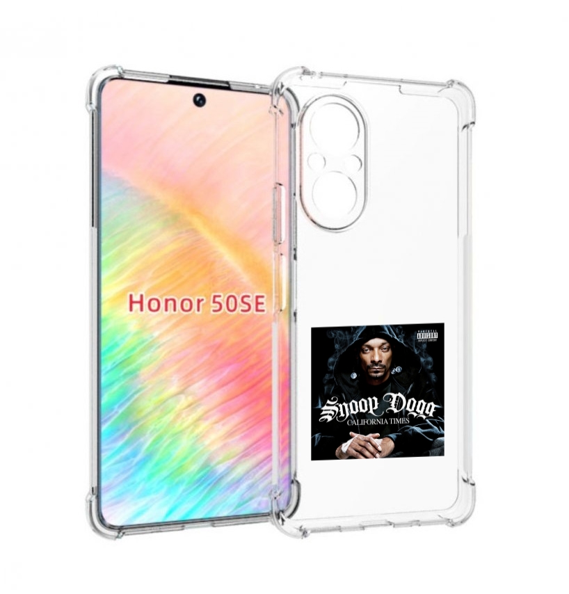

Чехол Бампер Mypads Snoop Dogg California Times Для Honor 50 Se, Прозрачный, Tocco