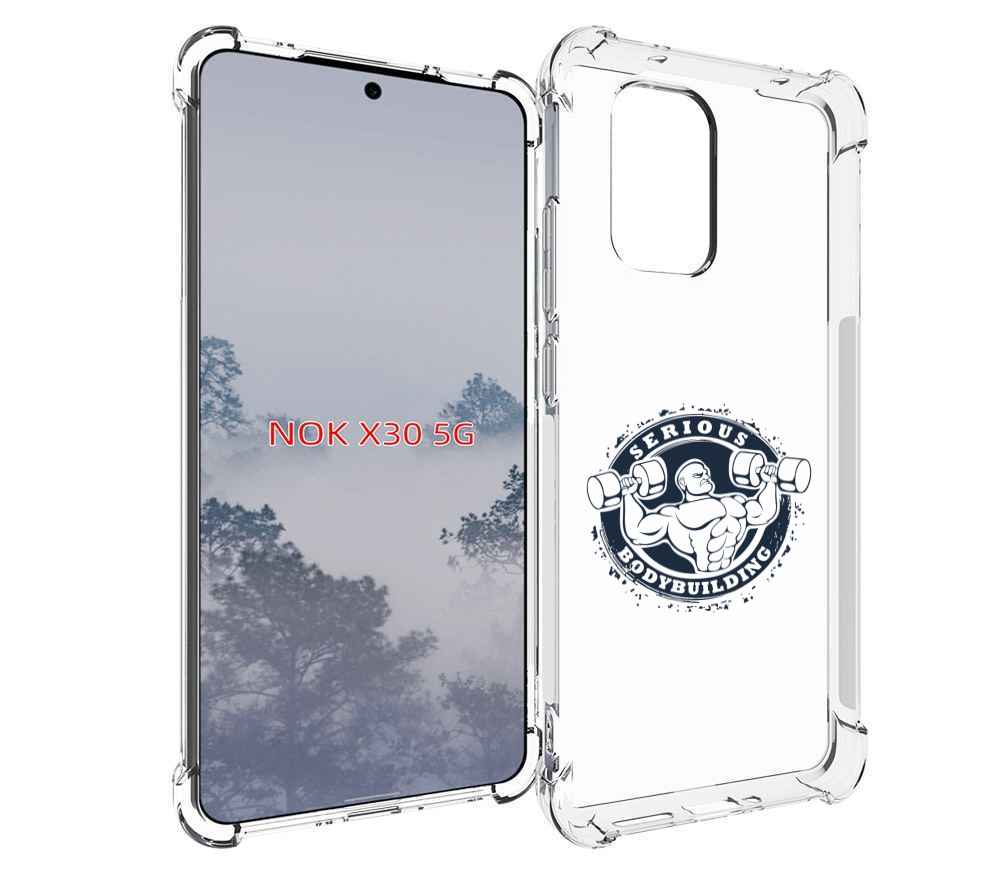 

Чехол MyPads бодибилдинг воля к победе для Nokia X30 5G, Tocco