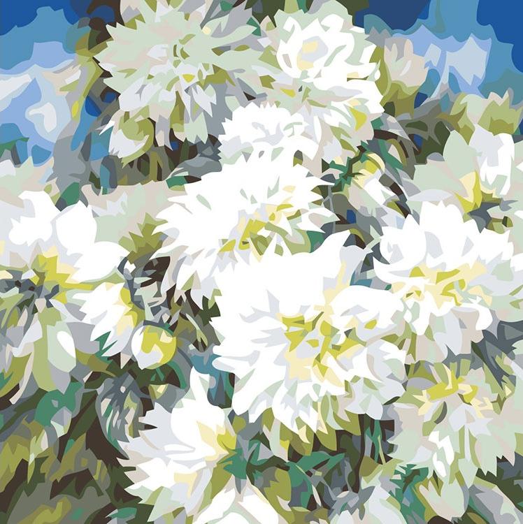 

Картина по номерам Живопись по Номерам Хризантемы, 40x40, Хризантемы