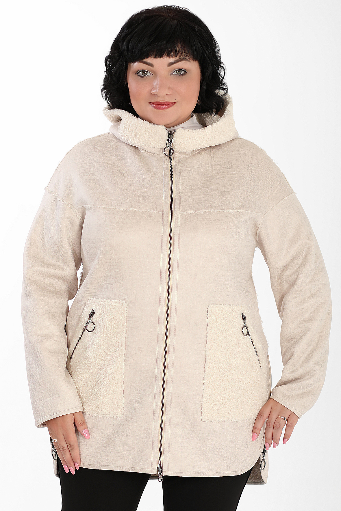 

Пальто женское AlmondShop 026 2163.С1 белое 48 RU, 026 2163.С1