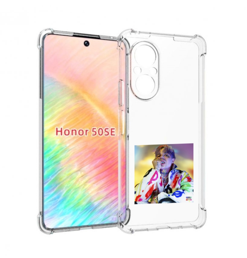 

Чехол бампер MyPads Sayonara Boy Oраl Элджей для Honor 50 SE про, Прозрачный, Tocco