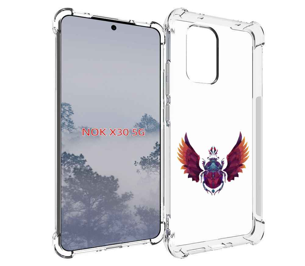 

Чехол MyPads алмазный скоробей для Nokia X30 5G, Tocco