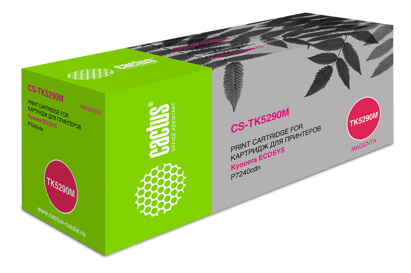 

Картридж CACTUS TK-5290 Magenta для принтера Kyocera, Пурпурный, TK-5290 Magenta