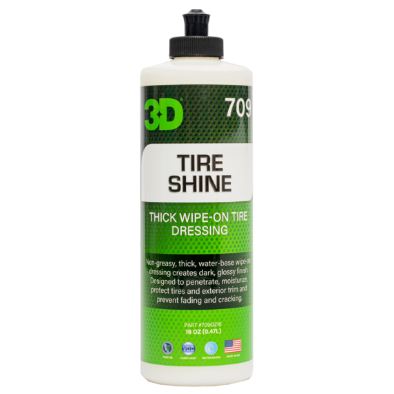 

Защитное средство на водной основе 3D Universal Protectant (Tire shine) 0,48л