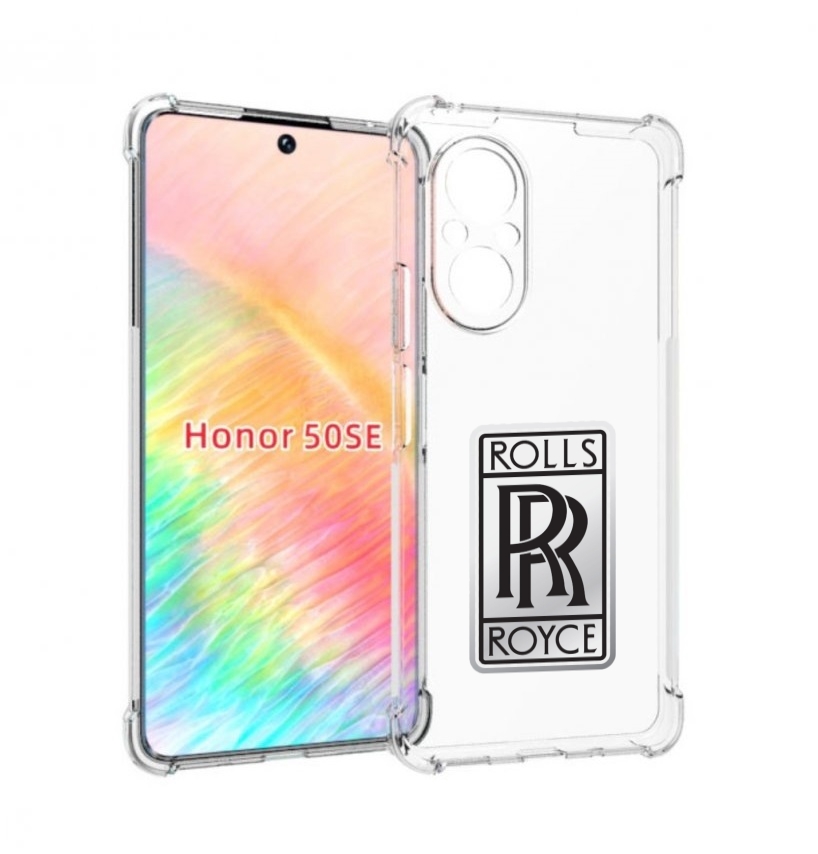 

Чехол бампер MyPads Rolls-Royce мужской для Honor 50 SE противоу, Прозрачный, Tocco