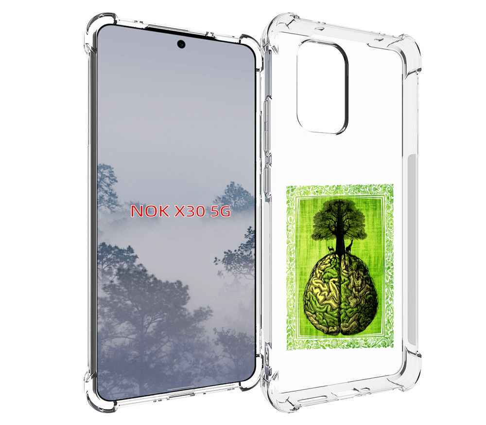 

Чехол MyPads абстракция здоровый мозг для Nokia X30 5G, Tocco