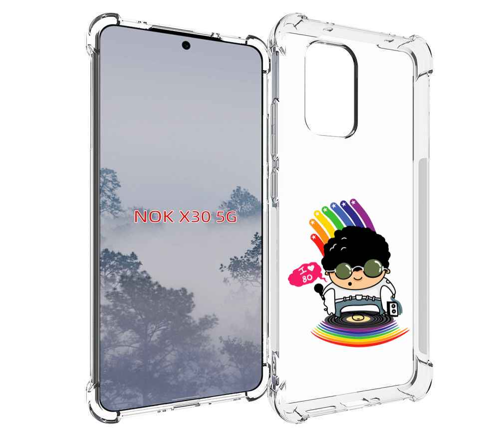 

Чехол MyPads Я люблю 80-е для Nokia X30 5G, Tocco