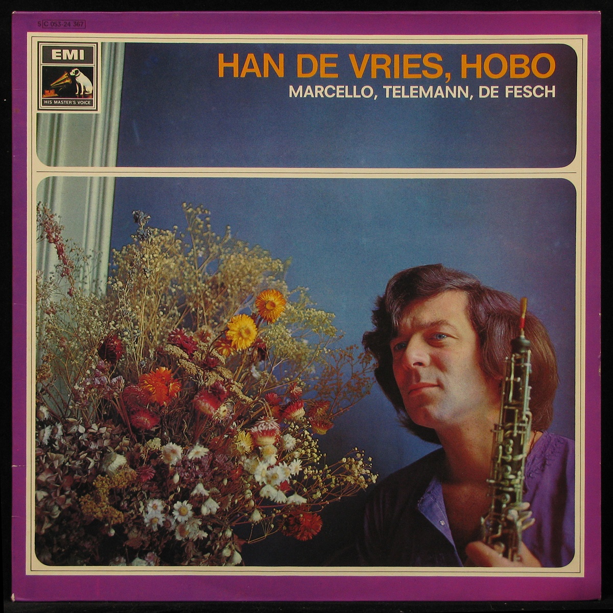 

LP Han De Vries - Hobo: Marcello / Telemann / De Fesch EMI (292710)