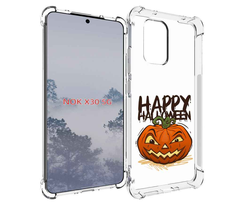 

Чехол MyPads Хэллоуин счастливый для Nokia X30 5G, Tocco