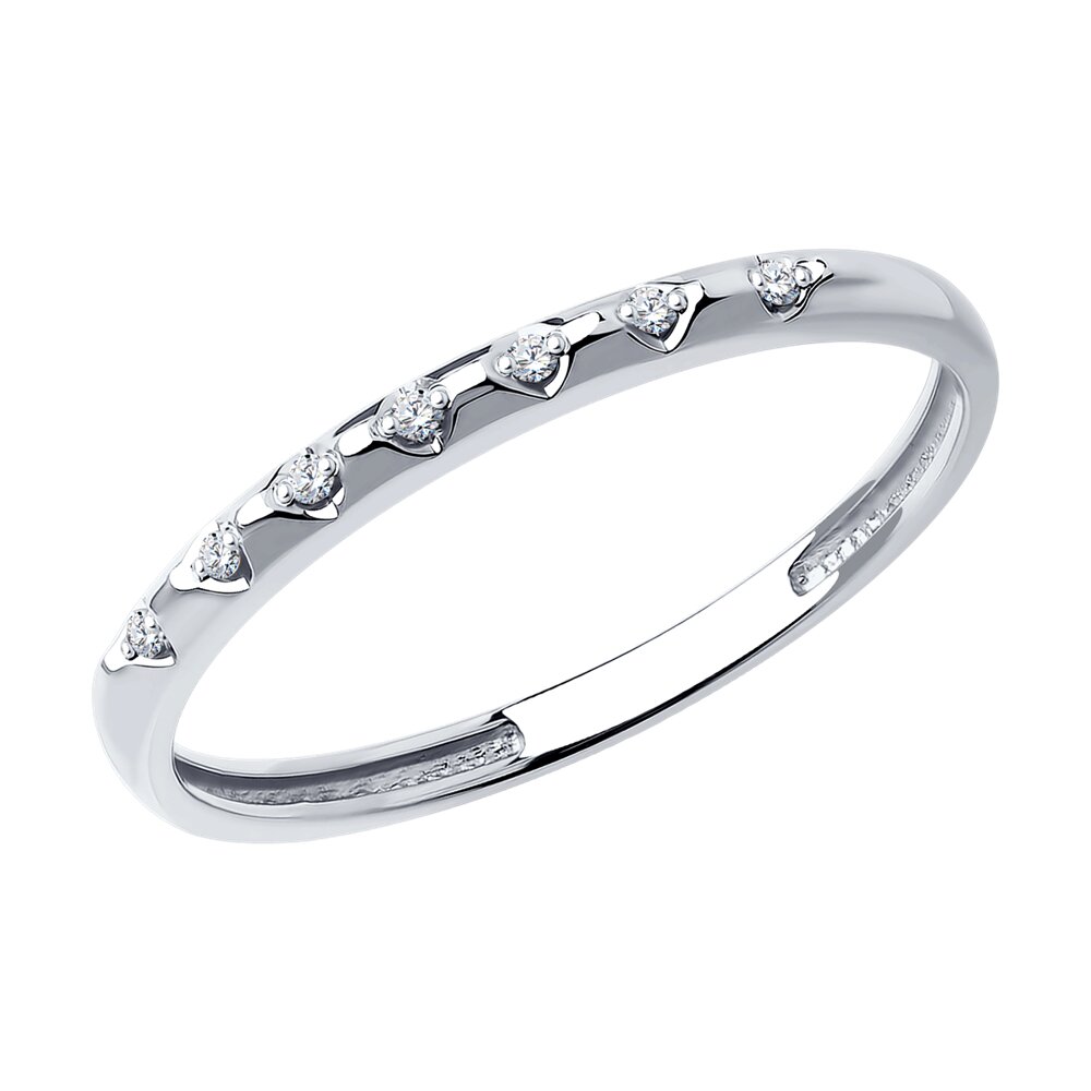 

Кольцо из белого золота с бриллиантом р. 17,5 SOKOLOV Diamonds 1012374-3, 1012374-3