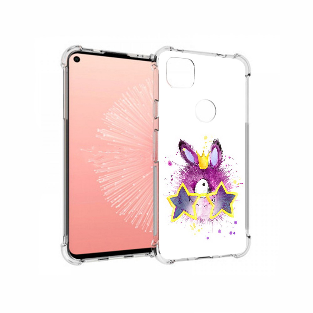 

Чехол MyPads Tocco для Google Pixel 4A Шуршуля, Прозрачный, Tocco
