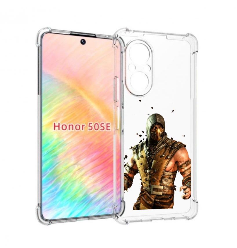 

Чехол бампер MyPads Mortal Kombat scorpion для Honor 50 SE проти, Прозрачный, Tocco