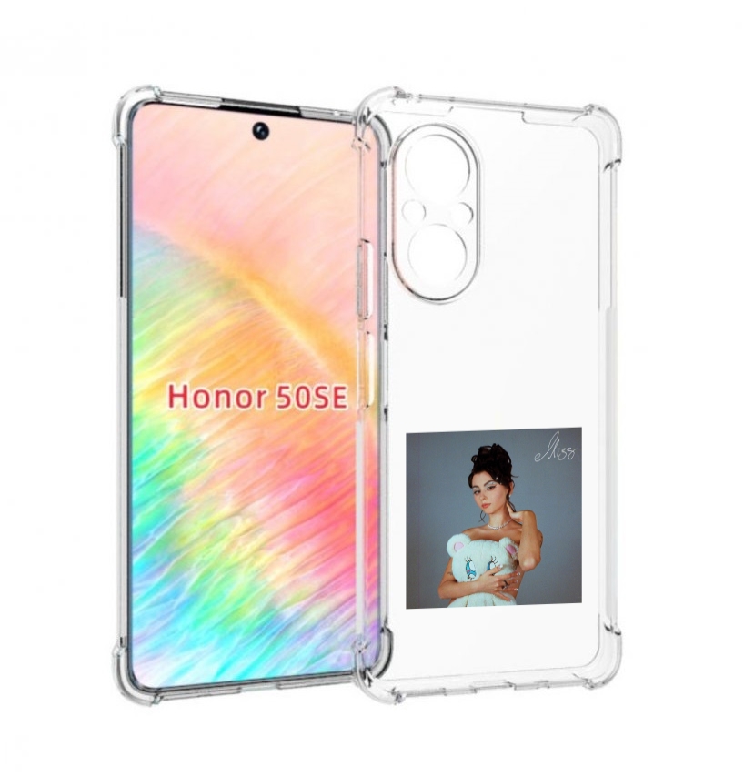 

Чехол бампер MyPads Miss Дора для Honor 50 SE противоударный, Прозрачный, Tocco