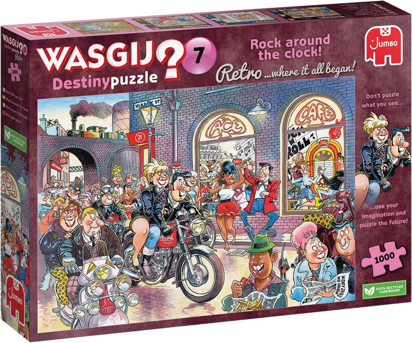 

Пазл Jumbo Wasgij Рок круглосуточно! Destiny 7 J1110100017, 1000 деталей, Wasgij Рок круглосуточно! Destiny 7