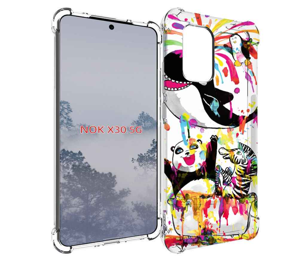 

Чехол MyPads Хиппи кит для Nokia X30 5G, Tocco