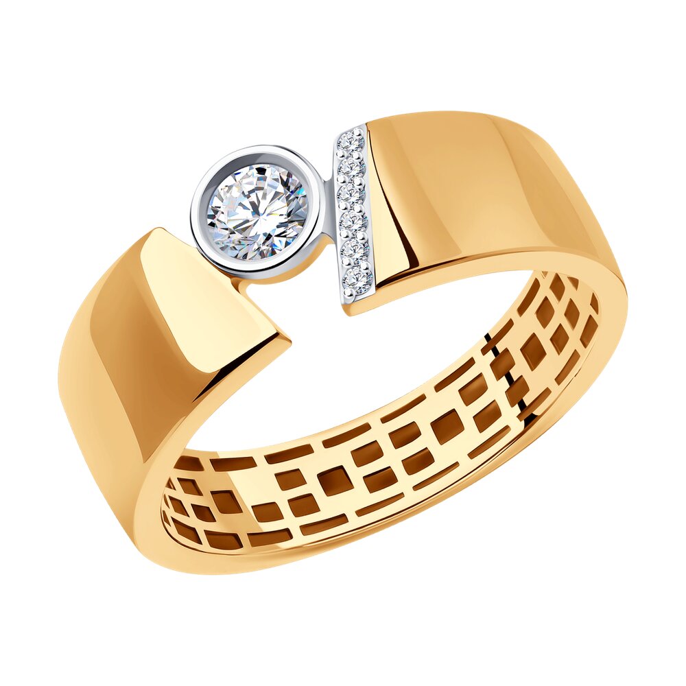 

Кольцо из красного золота р. , SOKOLOV Diamonds 1012364, бриллиант, 1012364
