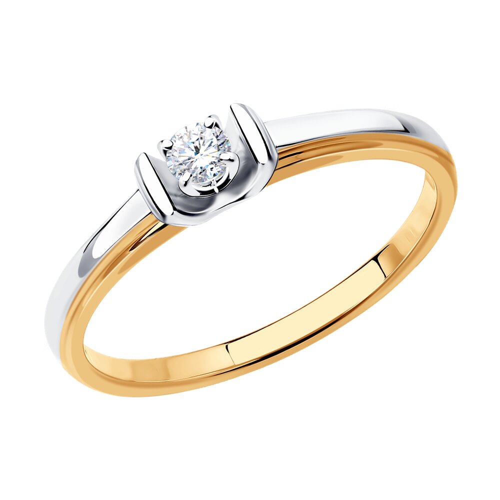 

Кольцо из золота р. , SOKOLOV Diamonds 1012351, бриллиант, 1012351