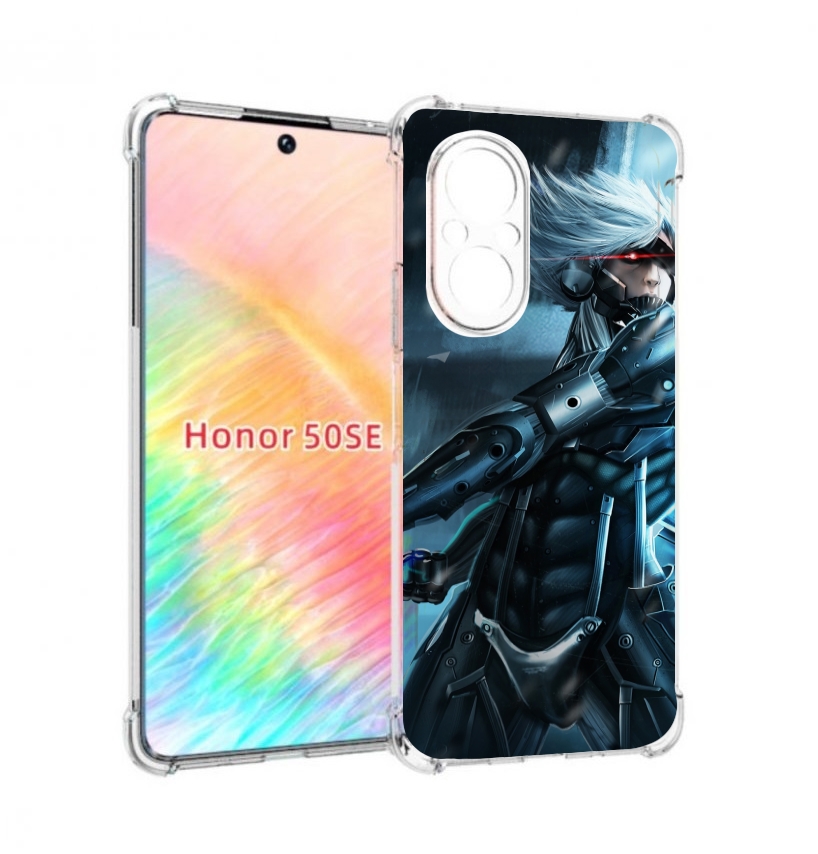 

Чехол бампер MyPads Metal Gear Rising Revengeance для Honor 50 S, Прозрачный, Tocco