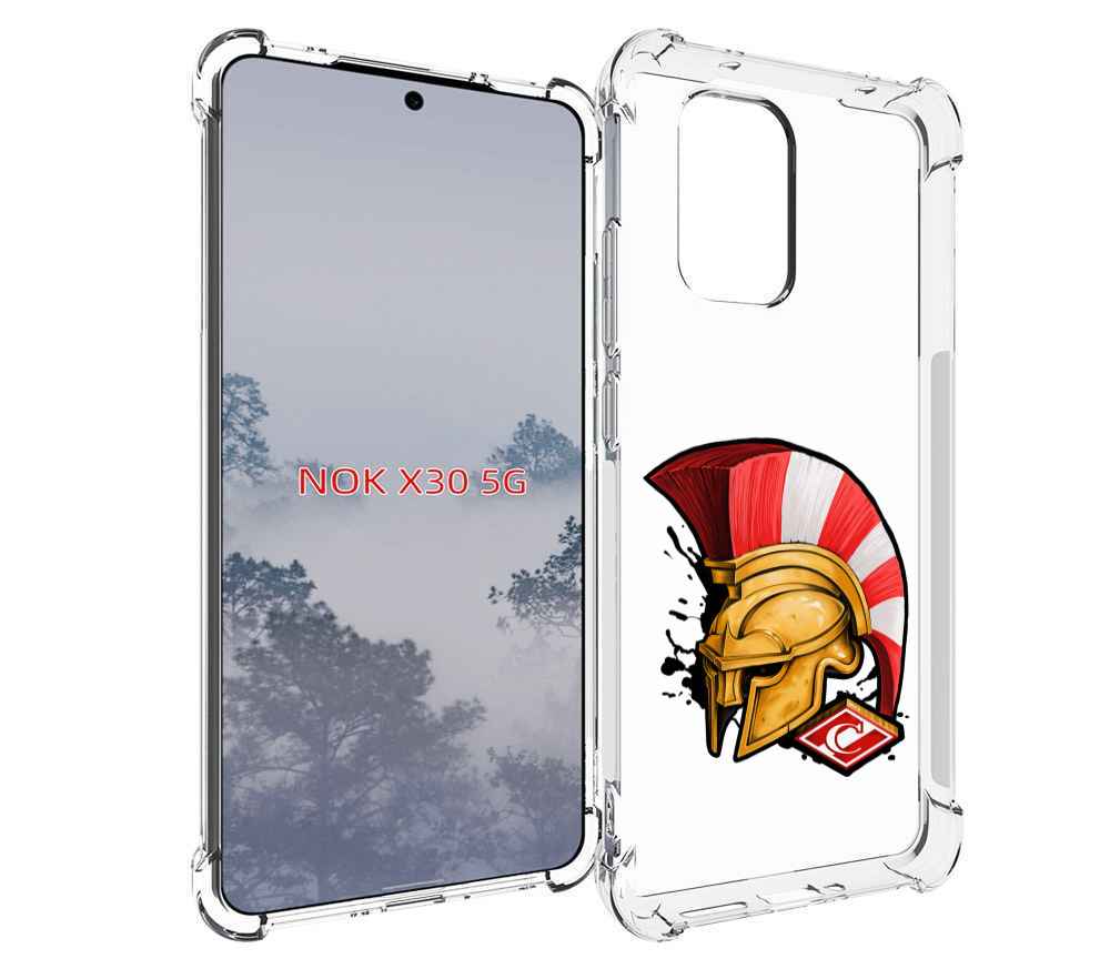

Чехол MyPads ФК спартак шлем для Nokia X30 5G, Tocco