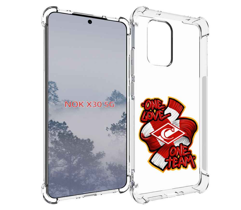 

Чехол MyPads ФК спарак 1 любовь для Nokia X30 5G, Tocco