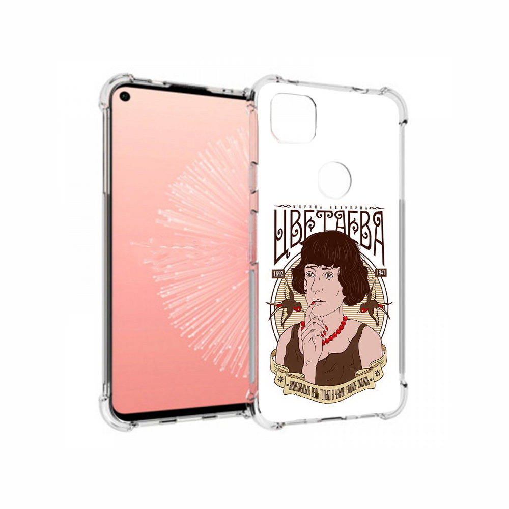 Чехол MyPads Tocco для Google Pixel 4A Цветаева