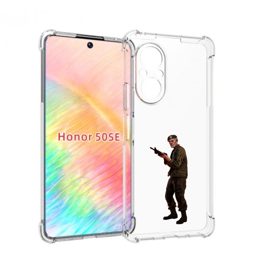 

Чехол бампер MyPads Left-4-Dead-2 для Honor 50 SE противоударный, Прозрачный, Tocco
