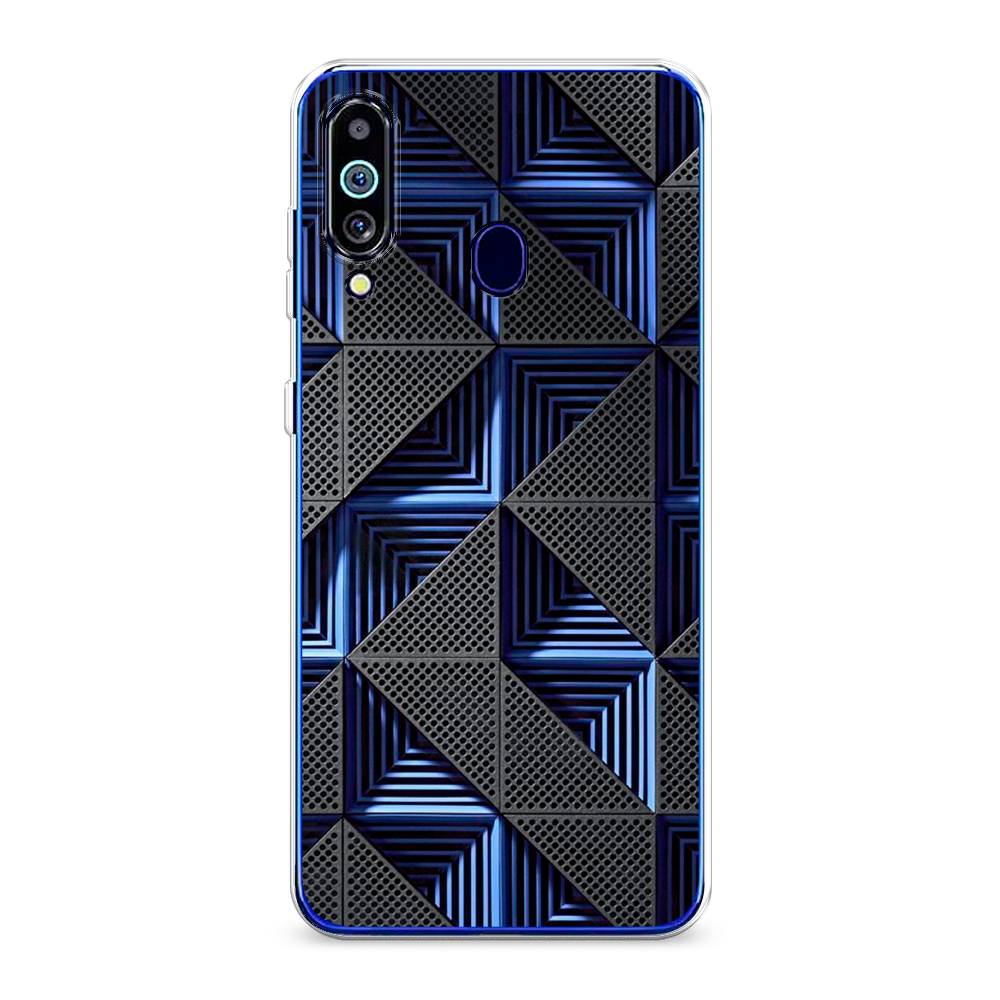 

Чехол на Samsung Galaxy M40 "IBM", Серый;синий, 28750-3